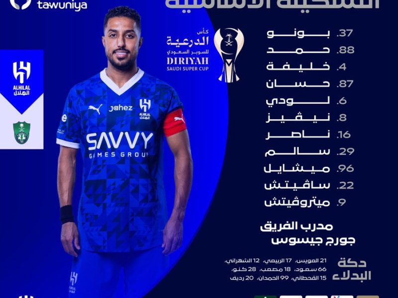 السوبر السعودي، ركلات الترجيح تحسم مواجهة الهلال وأهلي جدة بعد التعادل 1 1 – المربع