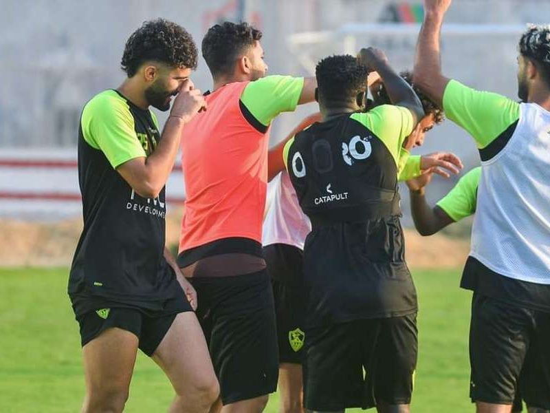 تدريبات بدنية خاصة للاعبي الزمالك بمران اليوم – المربع